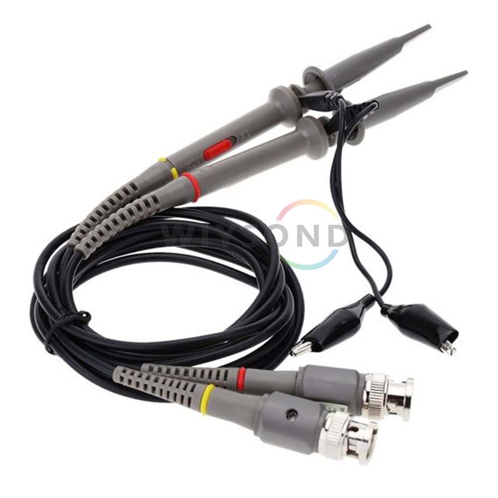 O017 2PCS x1 x10 1:10 P6020 20MHz Oscilloscope Clip Probe For Tektronix HP Oscilloscope Clip Probe