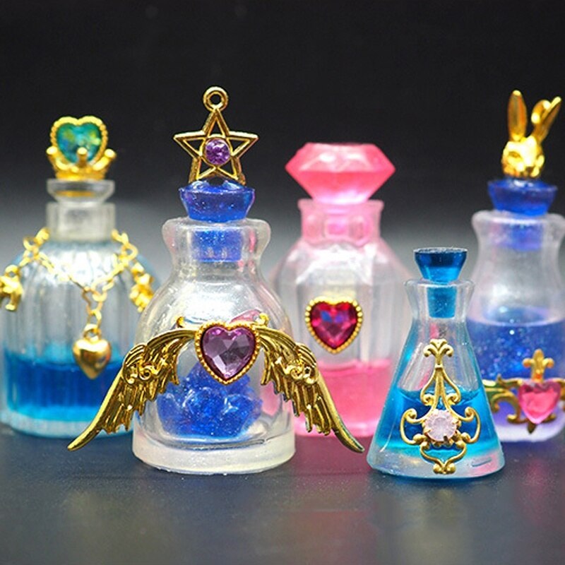 Bouteille de parfum magique en forme de Potion Mana, outils de bricolage artisanal, moule en résine époxy en Silicone pour