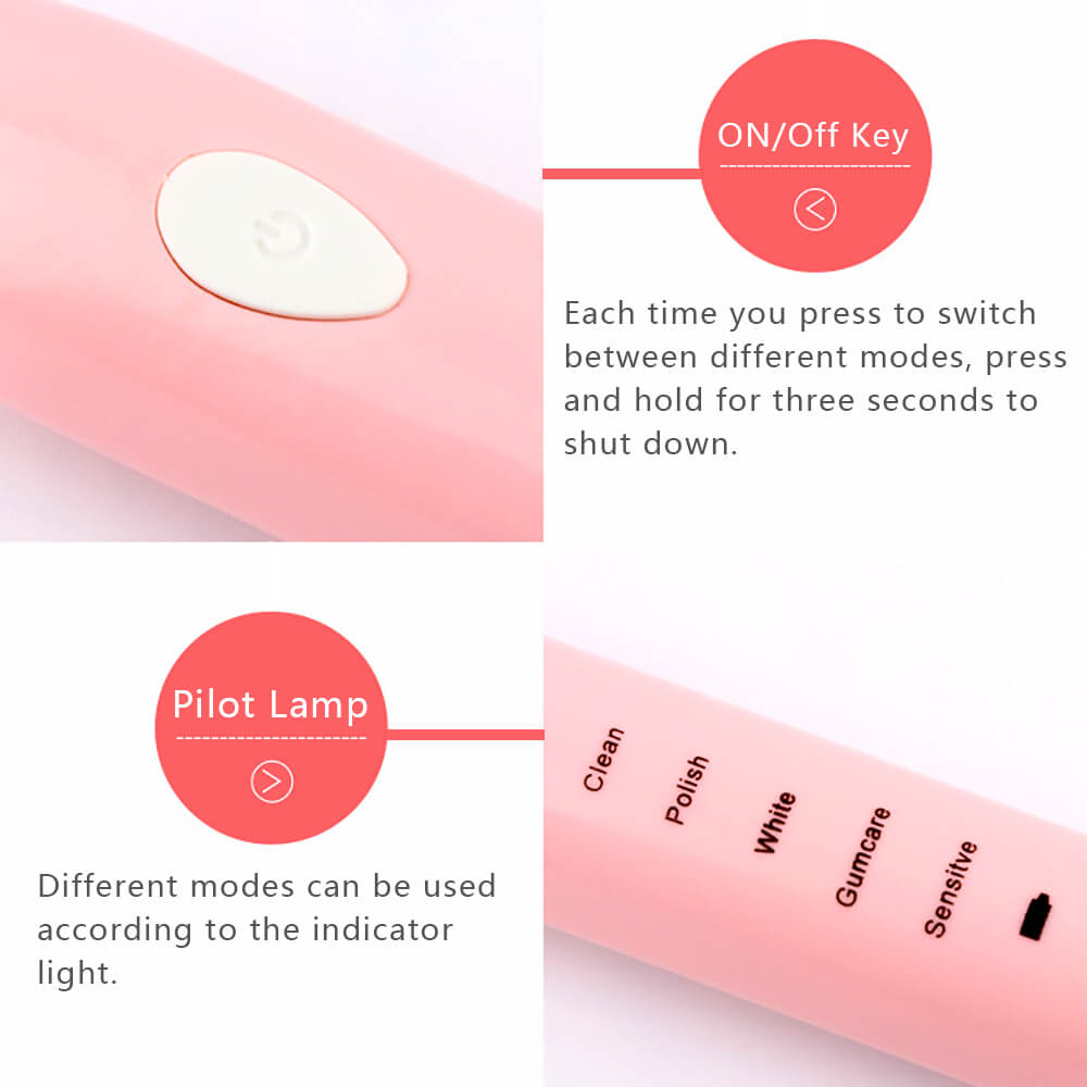 Ultrasonic Electric Toothbrush Rechargeable Dental Scaler Tooth Calculus Cleaner Portable Remover Stains Dentist Brush Heads Box