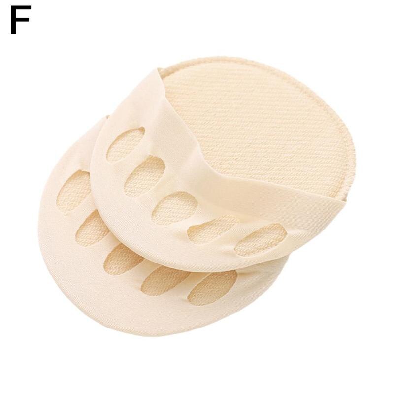 Vijf Tenen Voorvoet Pads Vrouwen Hoge Hakken Half Inlegzolen Inserts Absorbeert Teen Likdoorns Voet Pijn Care Eelt 1 Paar Shock pad Soc M5i6: F