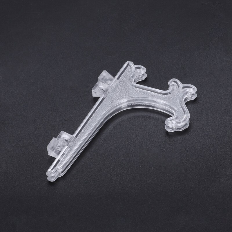 12Pcs 3 Inch Plastic Ezels Of Plaat Houders Display Diner Plaat (Transparant)