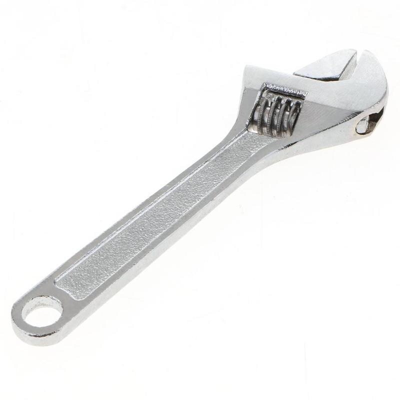 1 Pcs 63mm 2.5 Inch Mini Metal Adjustable Wrenches Hand Tool With 0-10mm Alloy Steel Repair Handle