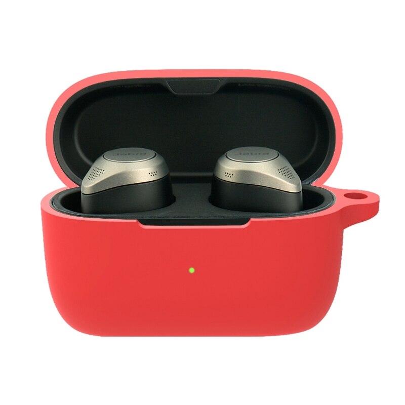 Pestävä silikonisuojakotelo, putoamissuojattu nappikuulokekotelo jabra elite 85t: lle todelliselle langattomalle bluetooth-nappikuuloketarvikkeelle: B