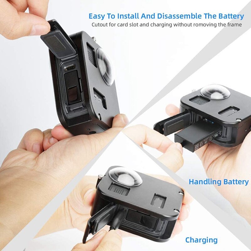 Carcasa protectora resistente al agua para GoPro Max accesorios de Cámara de Acción