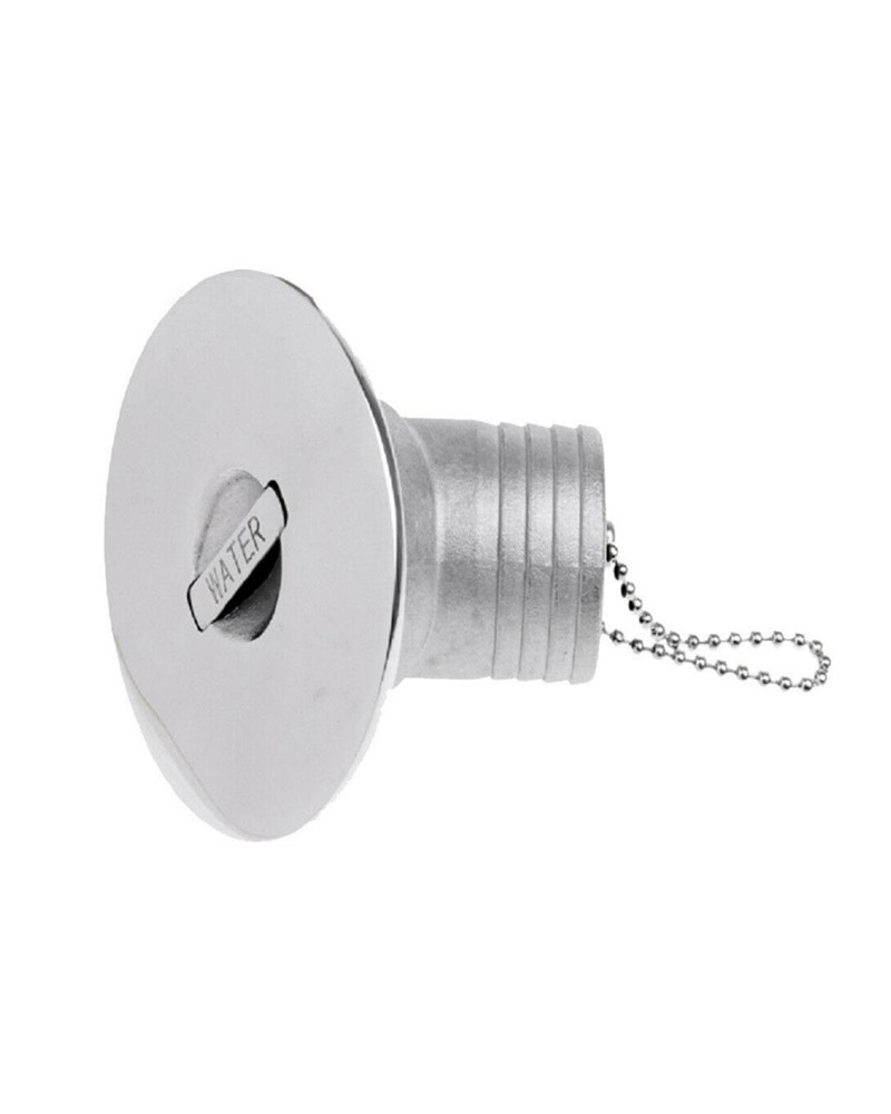 ISURE MARINE Grade Stainless Steel Hardware Boat Deck Water Filler 1-1/2" 45 Degree: 38mm