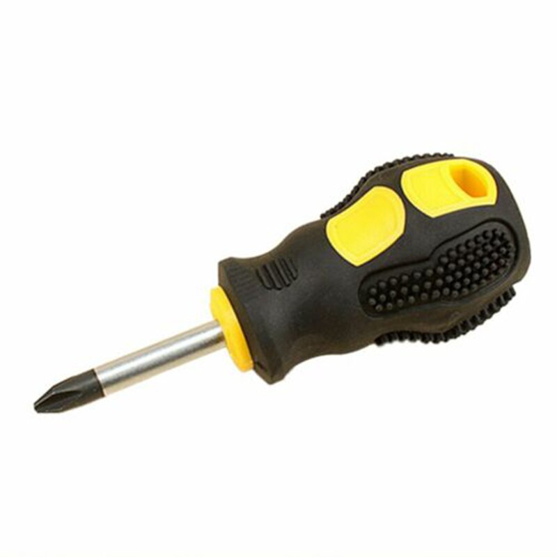 Double-Use Screwdriver Cross Flat Head Screwdriver Portable Removable Hand Tools Chrome Vanadium Steel Repair Tool Screw Driver: Cross