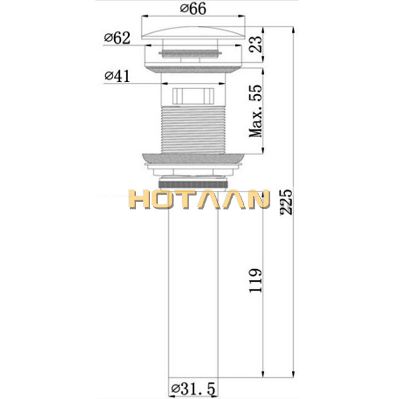 ,Bathroom Brass Basin Waste Pop Up Waste Vanity Vessel Sink Drain bathroom shower accessories