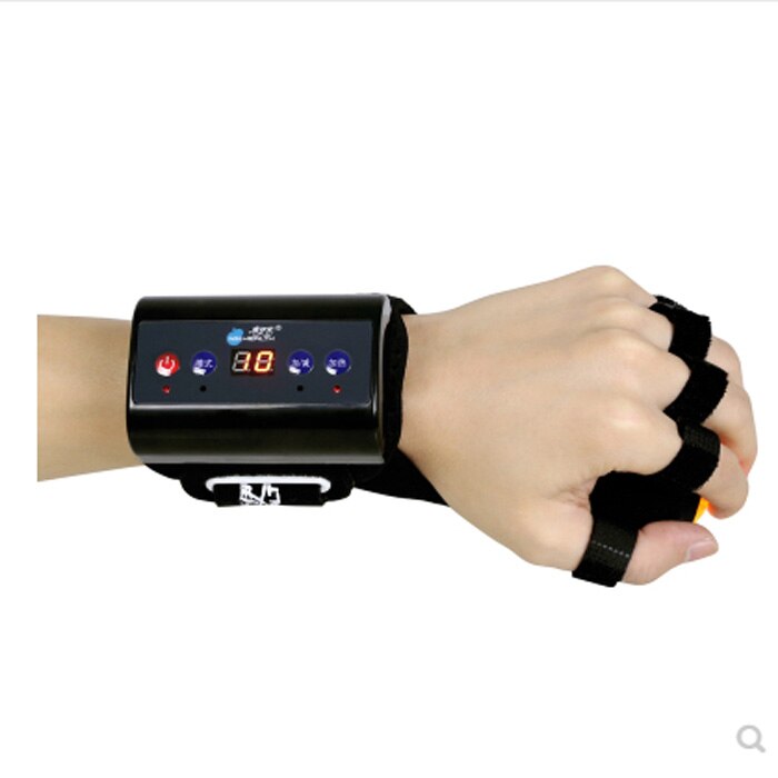 Rechargeable Infrared Heat Compress Hand Massager Ball Massage Fingers Physiotherapy Rehabilitation Spasm Dystonia Stroke