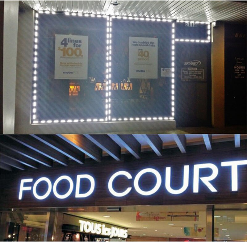 Welding Injection Led Module side lamp 5730 SMD waterproof Strip light for signage advertising 500pcs samsung Led Module light