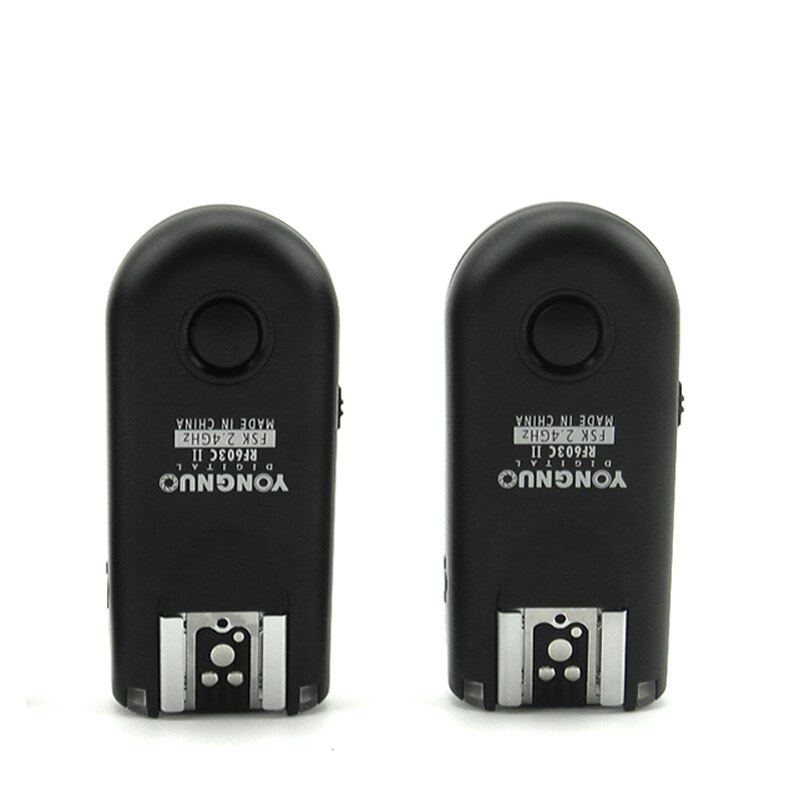 Yongnuo-disparador de Flash inalámbrico con mando a distancia RF-603 II C3 2,4G para Canon DSLR 7D 1D 1DS 5D II III 50D 40D 30D 20D 10D