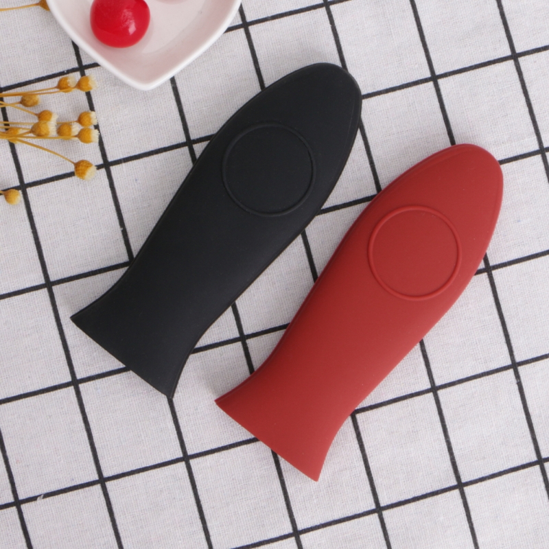 Silicone Handle Holder Lodge Pot Sleeve Ashh Cover Grip For Kitchen Pan Hold