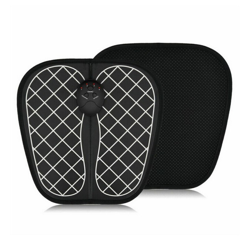 Elektrisk ems fodmassageapparat trådløs fødder muskelstimulator abs fysioterapi revitaliserende pedicure ti fods vibrerende massagepude