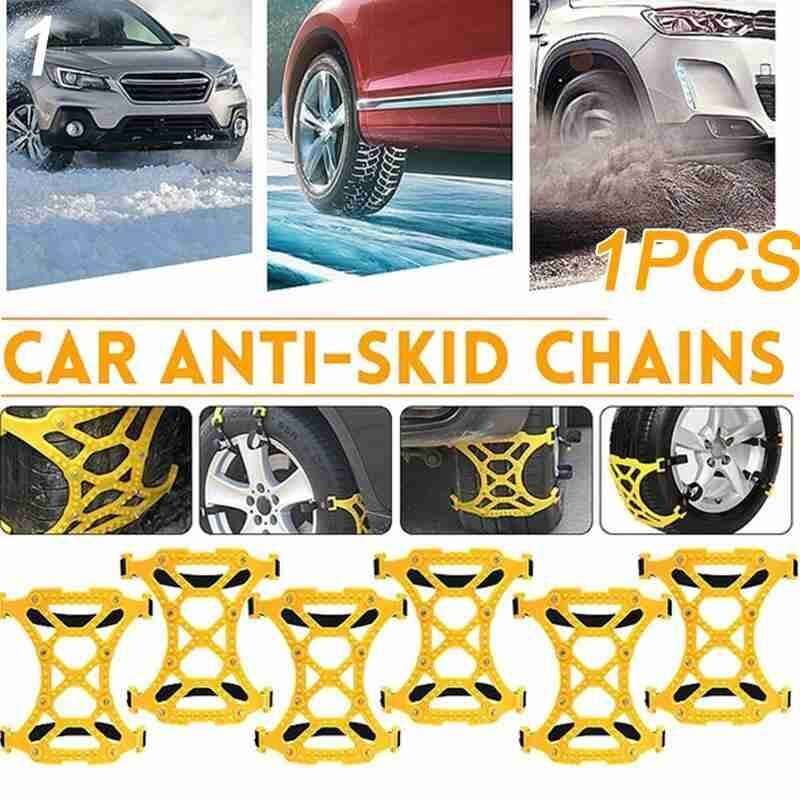 Auto Vrachtwagen Wiel Tire Modder Sneeuwkettingen Emergency Riem Accessoires Universele Auto Dikkere Tpu Kettingen