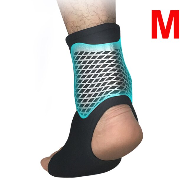 Single Ankle Support Compression Belt Adjustable Ankle Protector Protect Ankle Socks For Football Running Sports: L