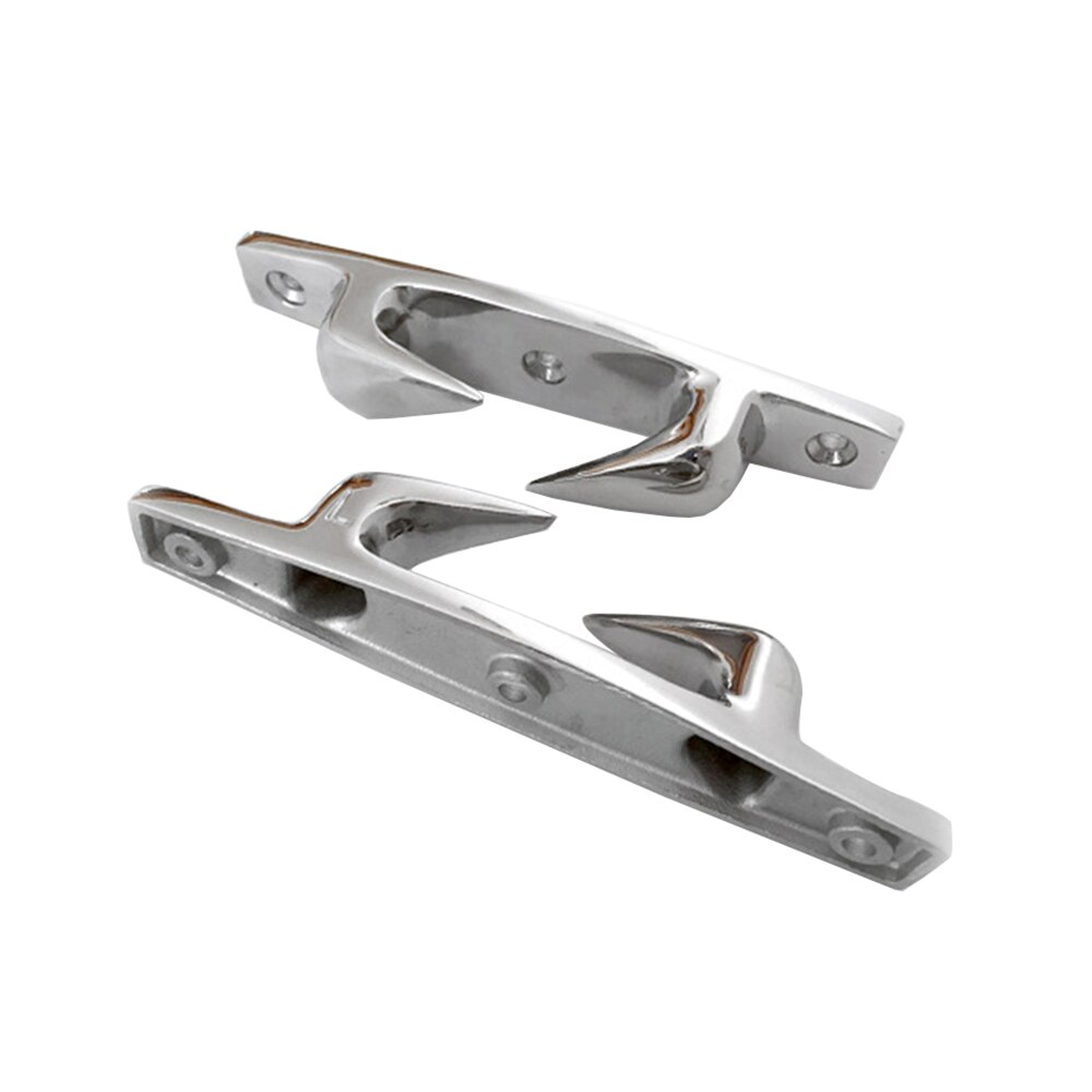1Pair Stainless Steel 316 Marine Handed Fairleads Skene Cleats Boat Hollow Cable Guide 114/152MM