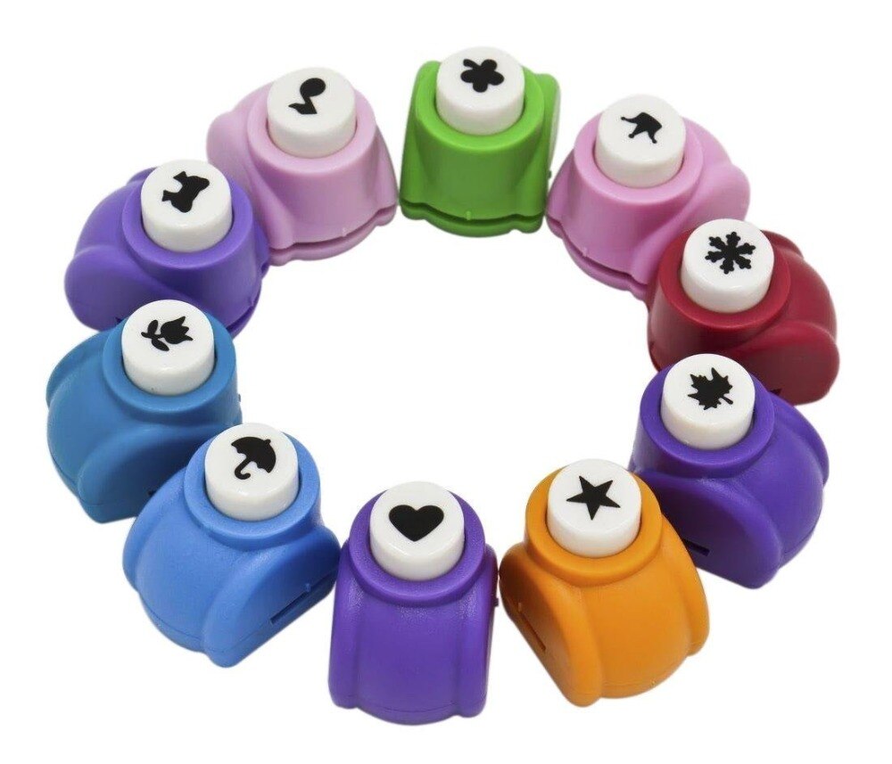 Mini Paper Punch Set Handgemaakte Ambachten en Scrapbooking Tool Voor Photo Gallery DIY Card Stoten Embossing apparaat