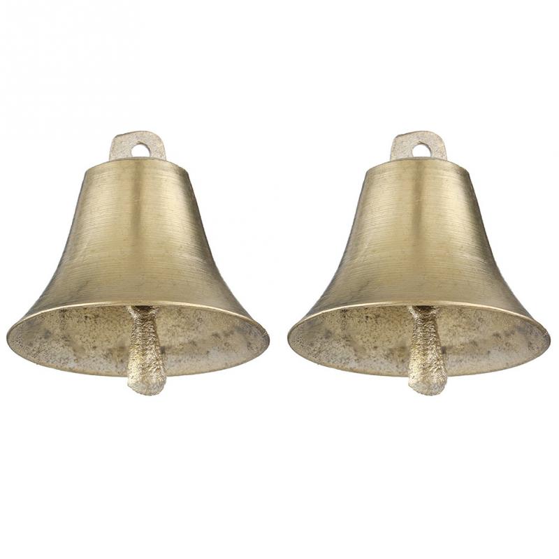 2pcs Sheep Cattle Decorations Accessories Livestock Durable Super Loud Anti Lost Copper Bell Farm Cow Horse Animal Grazing Dog