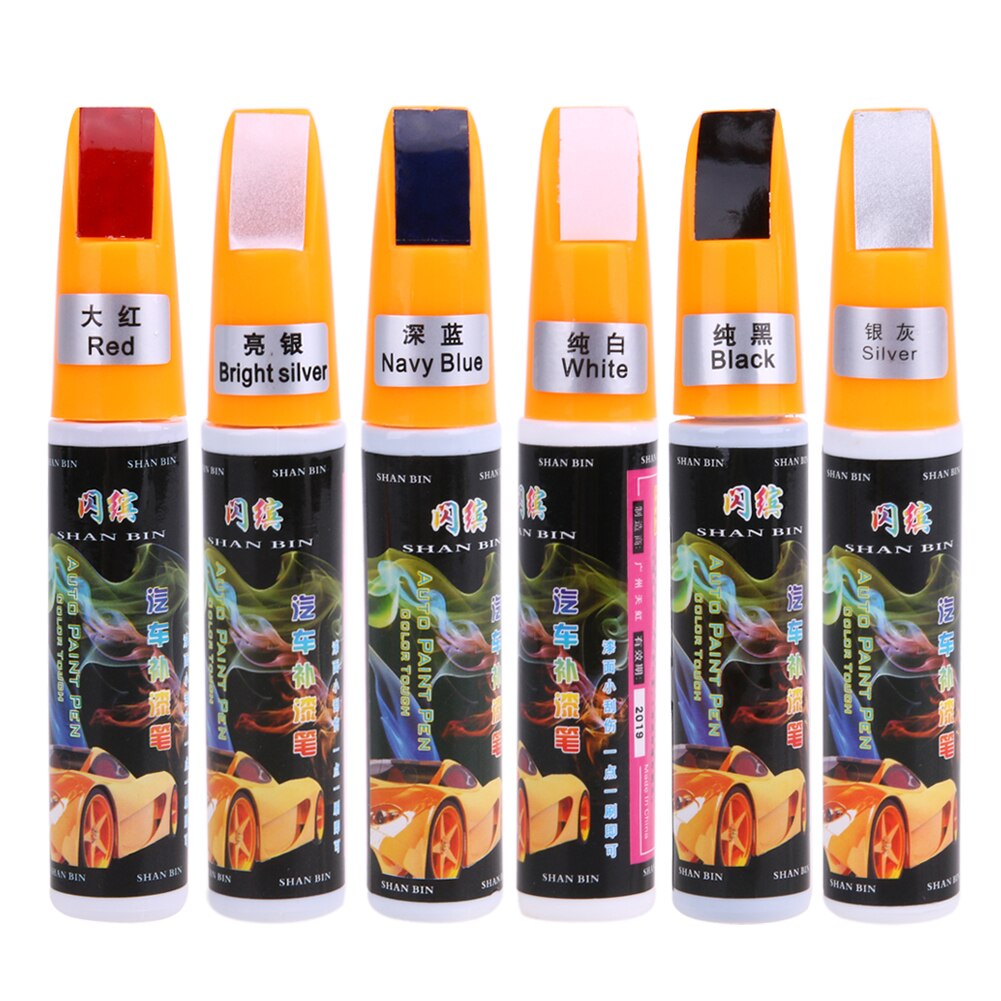 5 Colors Car Scratch Repair Pen Coat Paint Liquid Care Pen Fix It Pro Maintenance Auto Touch Up Scratch Remover Mend Repair Tool