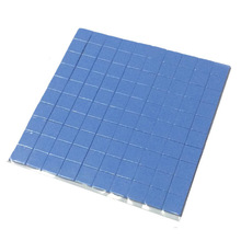100 Pcs Thermal Pad Gpu Cpu Heatsink Cooling Geleidende Siliconen Pad 10 Mm * 10 Mm * 1mm