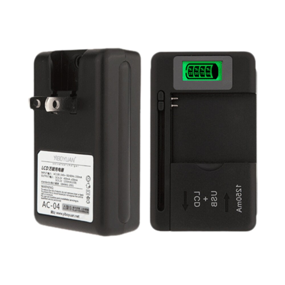 Nowa mobilna uniwersalna ładowarka baterii ekran wskaźnika LCD robić telefonów komórkowych Port USB gorąca promocja