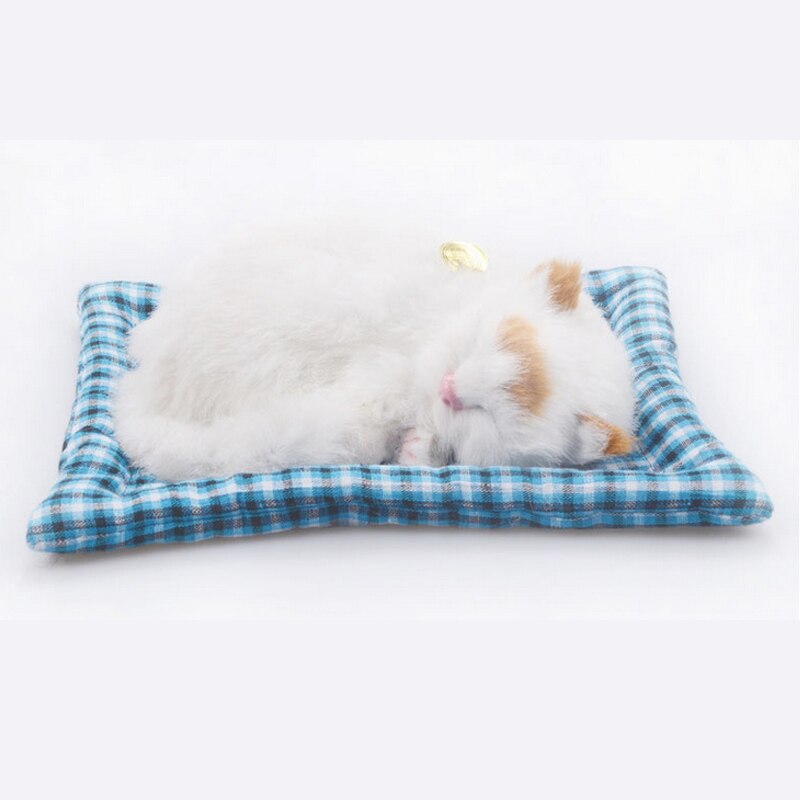 Simulation animal chat lit chien animal de compagnie d'anniversaire Simulation jouets pour enfants endormi chat chien électronique animal de compagnie