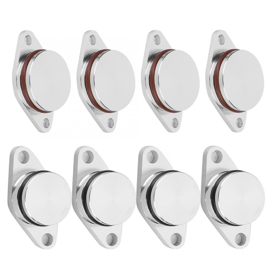 4 piezas 22mm/33mm Motor de coche diésel Swirl solapa en blanco Kit de reparación reemplazo de aluminio + coche ABS accesorios araba aksesuar