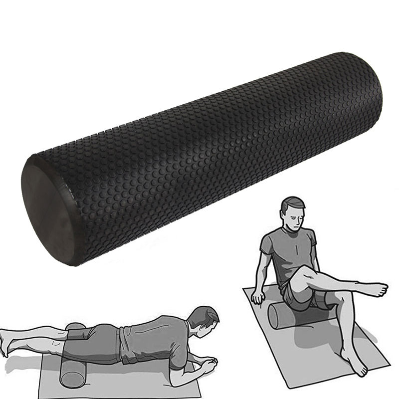 60 x 15cm ekstra fast eva yoga pilates fysio trigger massasje flytepunkt foam roller trening