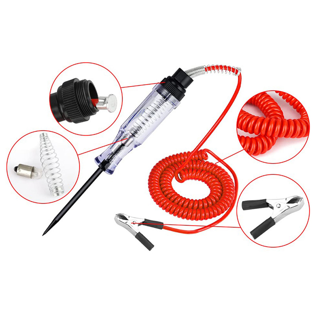 diagnostizieren Prüfung Werkzeuge Auto Schaltkreis-Tester Auto Automobil Licht Sonde Stift DC 6V 12V 24V Prüfung Automobil motorrad Zubehör ﻿