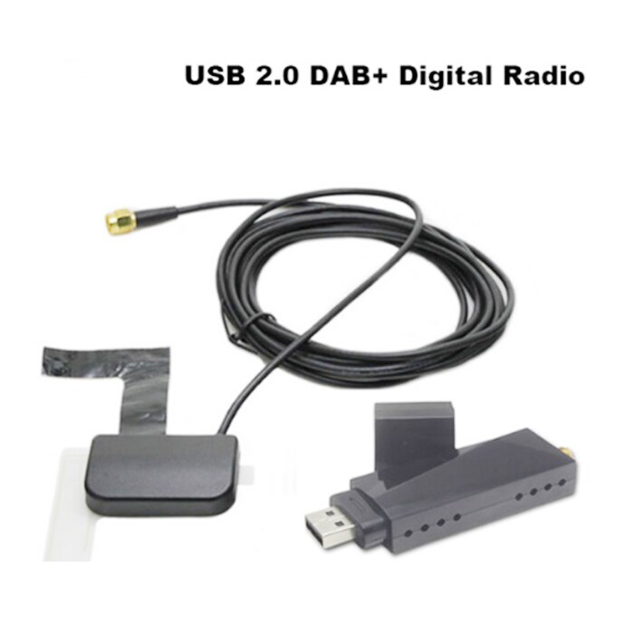 CarExc USB DAB USB 2.0 Digitale DAB + Radio Tuner Receiver Stick Alleen voor Android Autoradio