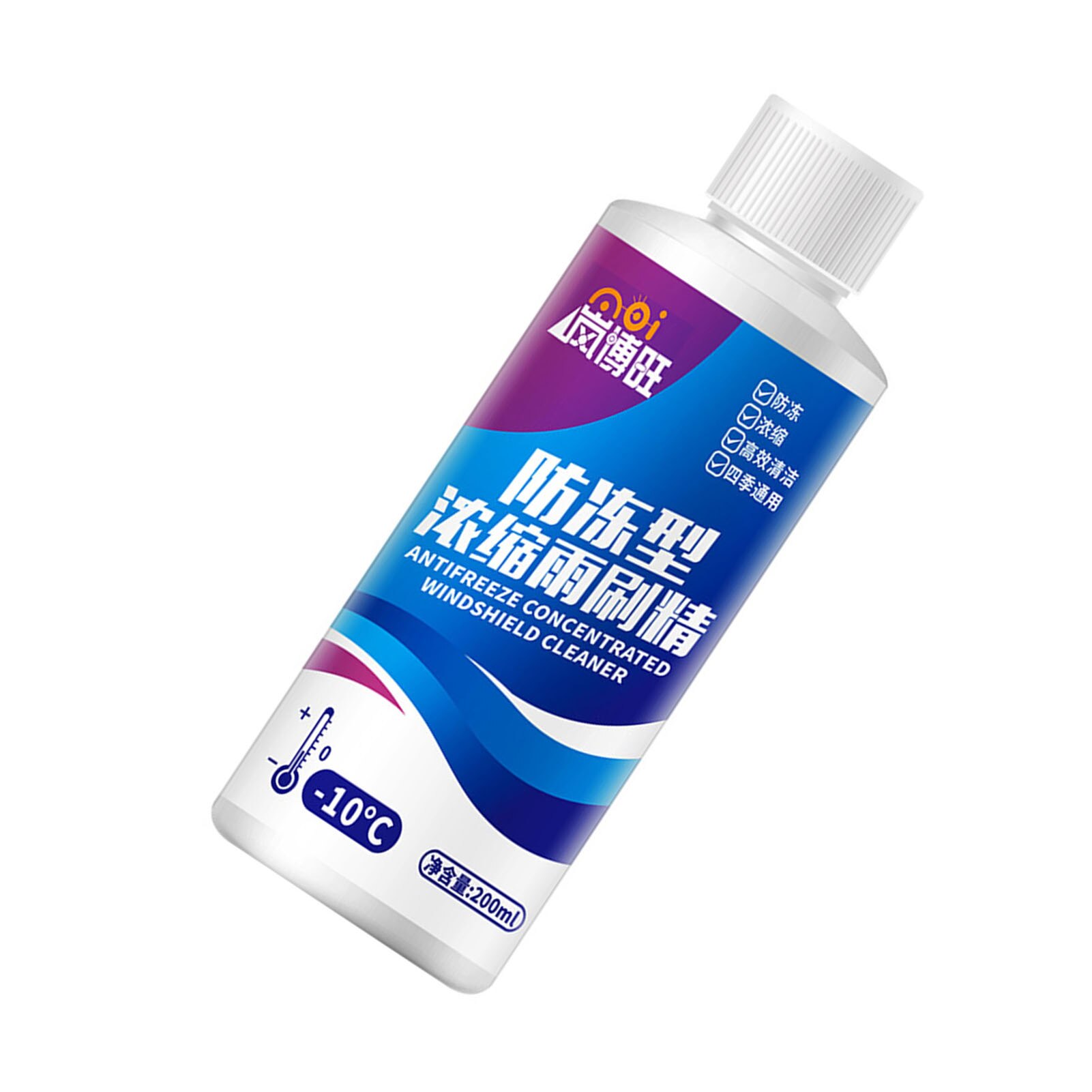 200ML Car Wiper Water Anti-freezing Car Glass Cleaning Fluid Winter car wiper glass cleaning fluid Cleaning care accessories: Default Title