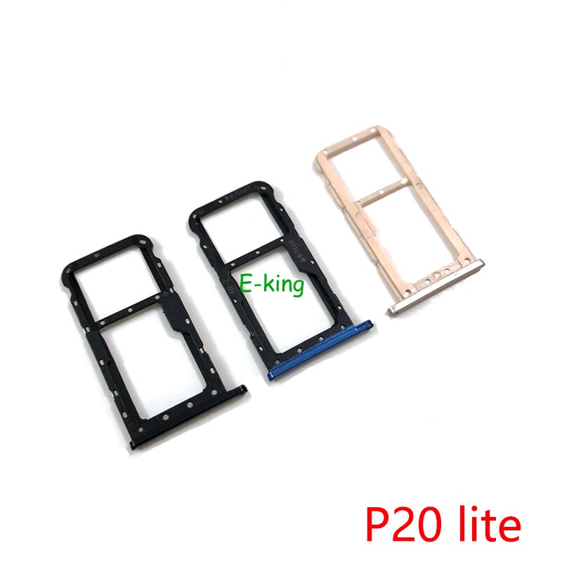 Ranura para tarjeta Sim para Huawei P10 P20 Lite, soporte para bandeja, lector de tarjetas Sim