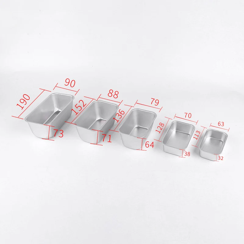 Aluminium Bakvormen Brood Pan DIY Oven Brood Bakvorm Non Stick Ovenschaal Toast Dozen Rechthoek Kaas Cakevorm Koken Gereedschap: Crown