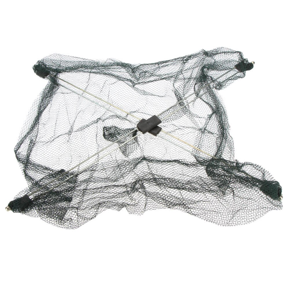 Foldable Mesh Baits Trap Cast Dip Net Crab Shrimp Smelt Eel Crab Lobster Minnows Shrimp Crawfish Net 2 Sizes