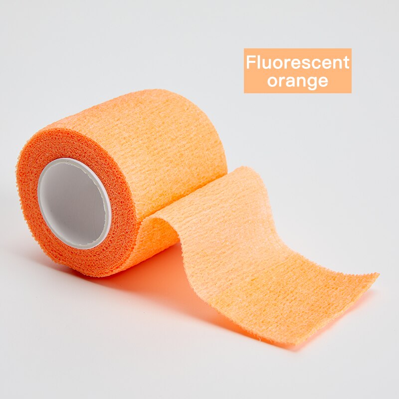 4.5M kolorowe elastyczne bandaż sportowy samoprzylepny bandaż dla Fitness nakolanniki wsparcie kostki Finger Wrap taśmy kinezjologiczne: M