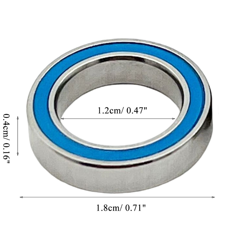 Lager Hochgeschwindigkeits-Kugellager-einstellen, 12 x 18 x 4 mm, doppelt abgedichtet, tiefe Mutter, 6701-2R, 6701 2RS, 10
