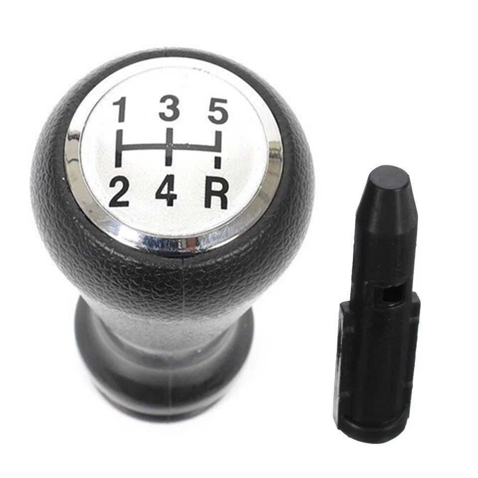 Versnellingspookknop 5 Speed Manual Car Gear Shift Shifter Knop Voor PEUGEO T 106 107 205 206 207 306 307 308 309 405 406 407 508 605 607 806 807 Chrome Pookknop Versnellingspook
