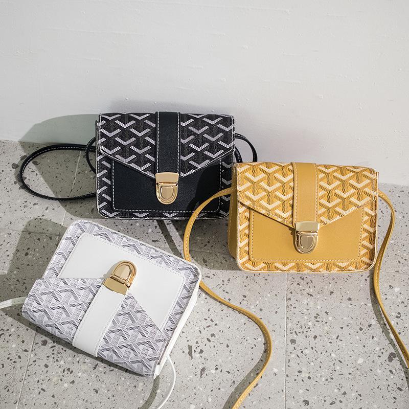 Mini Bag For Women Travel Crossbody Bags Korea Style Simple Messenger Bags PU Leather Lock Shoulder Bags