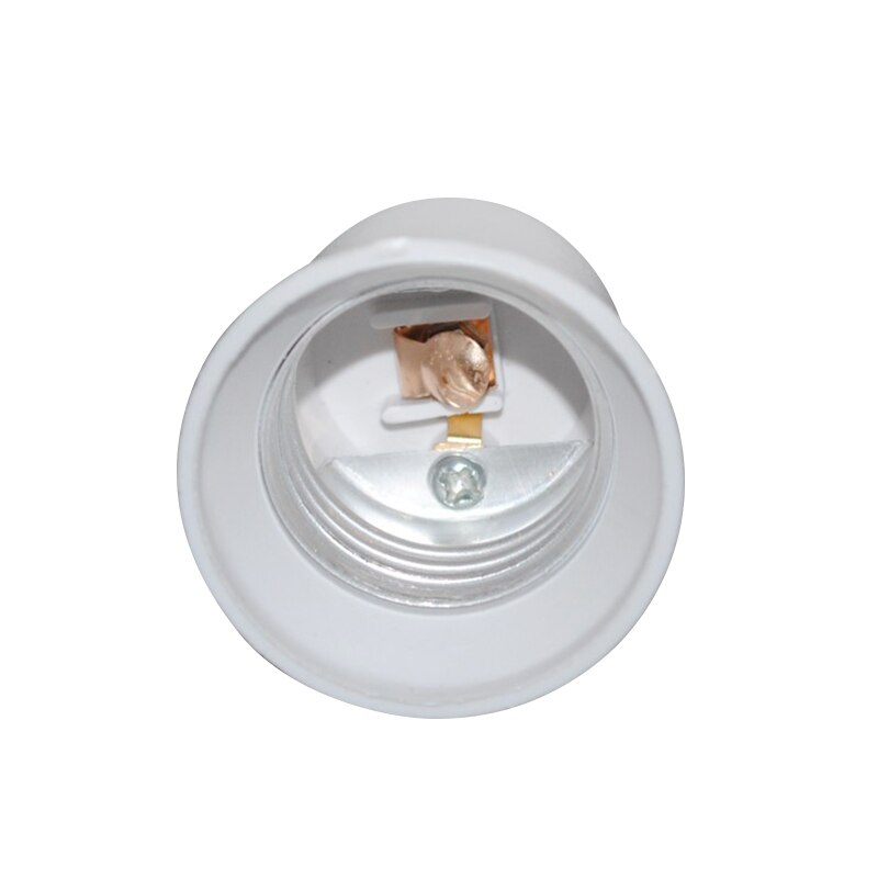 1 stk praktisk  e17 lampe fatning  e17 to e27 led pære base lampe fatning adapter holder konverter lys tilbehør