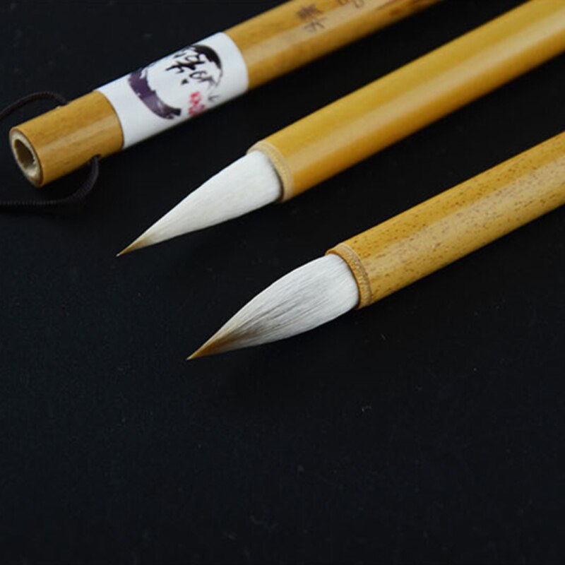 Official Script Calligraphy Brush Set Multiple Hair Brushes Ouyang Xun Yan Zhenqing Chinese Calligraphy Painting Practice Pen