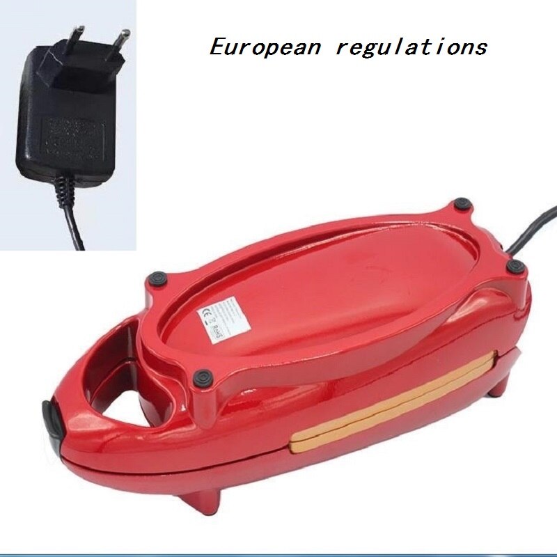 5 minuters värme non-stick stekpanna multifunktionell rökfri panna exklusiv elektrisk grillbiffpanna: Eur-förordningen