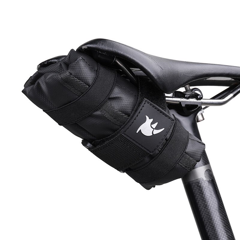 Fiets Zadeltas Fietsen Zadel Tool Roll Bag Onder Seat Pouch Fietsen Pack Bike Accessoire Voor Fiets N66: Black