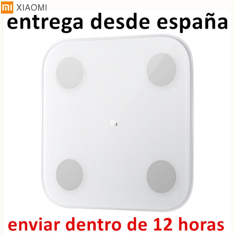 Original xiaomi smart vekt for kroppsfettsammensetning 2 bluetooth 5.0 balansetest 13 kroppsdata bmi helsevektsvekt led display