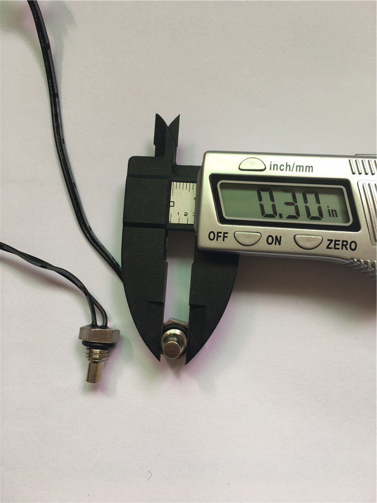 NTC temperature sensor probe M8 Water Heater Temp. measuring, for flow sensor meter YF-B7