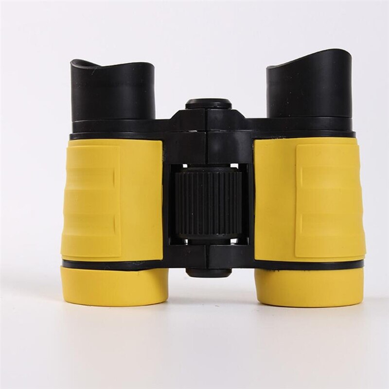 4x Ingrandimento Bambini Binocolo Telescopio per Bambini Binocolo Giocattolo Pellicola Blu per Le Piccole Mani uccello Guardando Viaggiare trekking: giallo