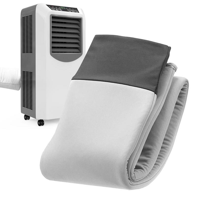 Couvercle de tuyau de climatiseur, enveloppe anti-poussière, housse de protection pour tuyau de climatisation, réutilisable, gris, lavable, accessoire isolé