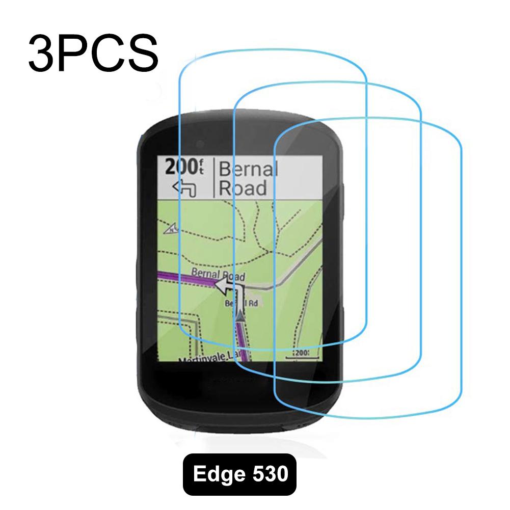3Pcs Screen Protector Voor Garmin Edge 530/830 Gehard Glas Screen Protectors Hd Film Voor R Garmin Edge 530/830: Edge 530