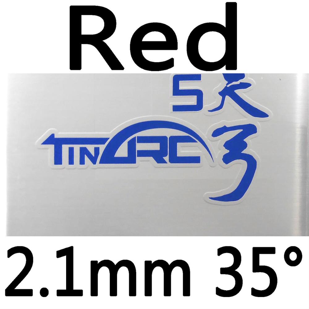 DHS TinArc5 Super elasticidad no pegajoso Pips-en tenis de mesa Goma de PingPong con esponja: red 2.1mm H35