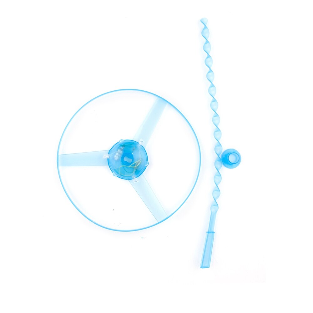 1 PC/S Funny Outdoor Toy Flying Saucer Helicopter Spin Disk Flight LED Toys