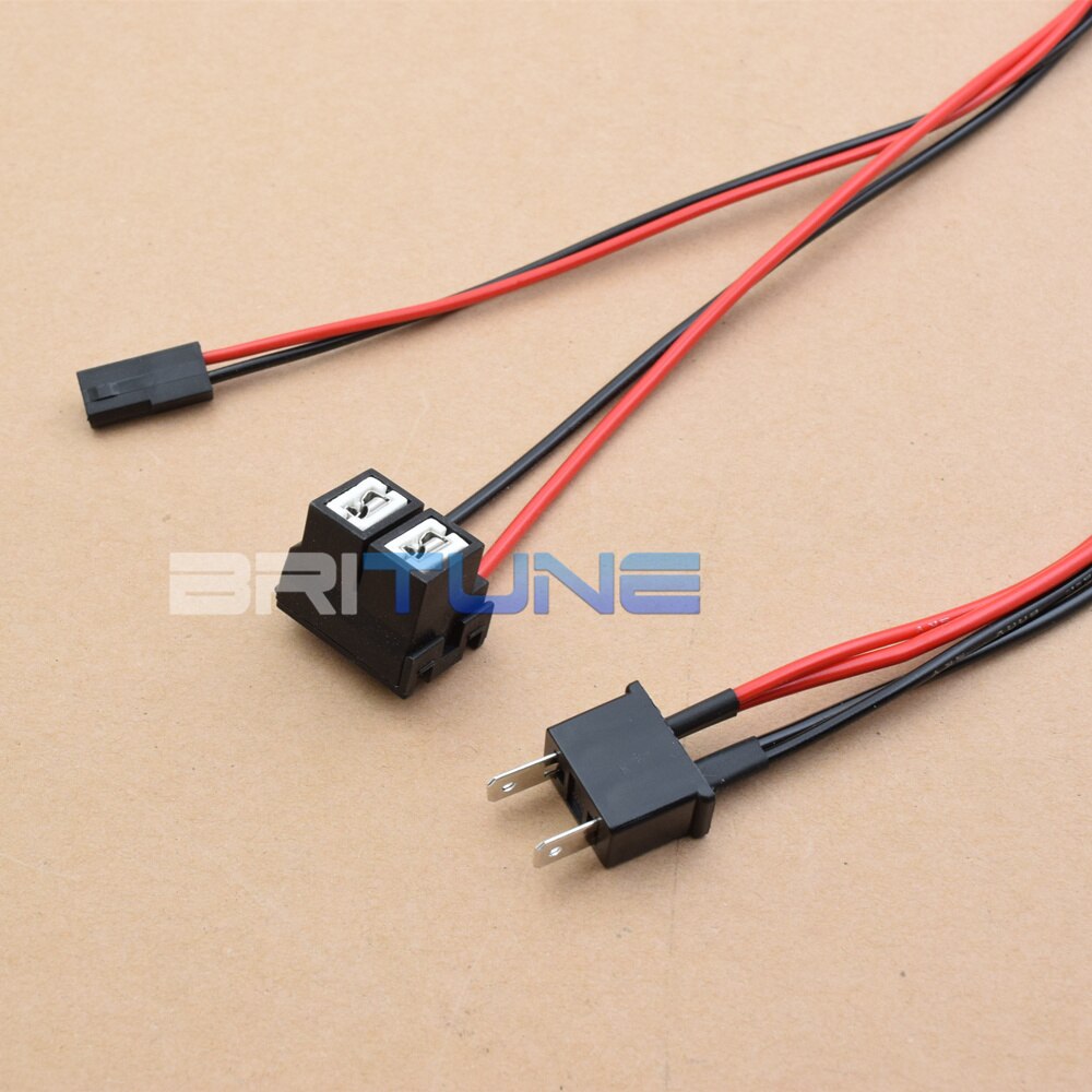 Britune  h7 splitter retrofit fjernlys projektor relé sele hid bixenon kabel ledninger for billys tilbehør tuning 12v 35w