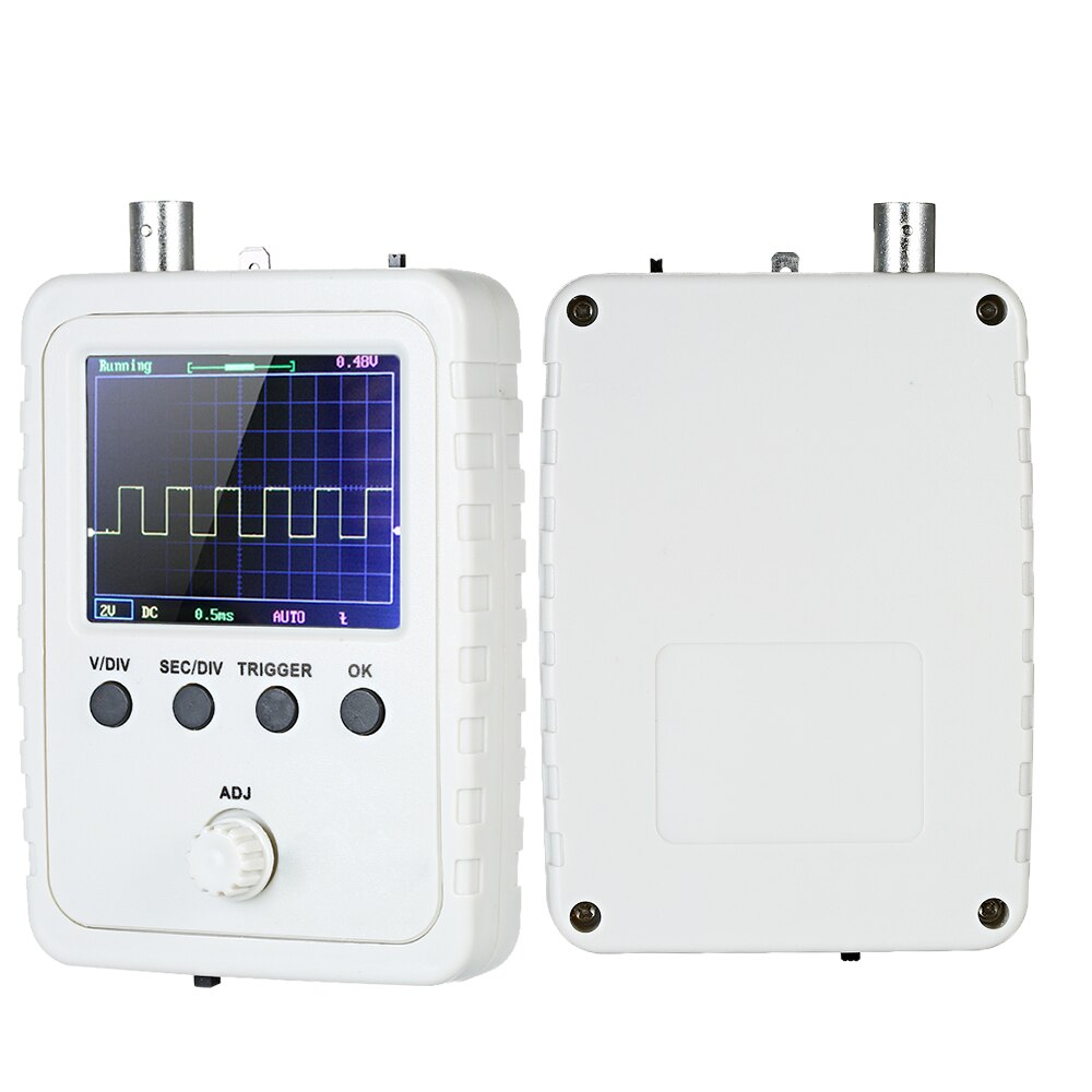 Osciloscopio Digital DSO150 de 2,4 pulgadas con caja de protección carcasa cubierta TFT sonda Allicator Chip para Arduino osciloscopio Kit de bricolaje